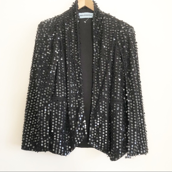 Free People Tanja Pignatelli Clara Tuxedo Cape - Picture 4 of 8